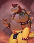 Rating: e
ID: 5551351
Date: 2025-05-05 17:53:32 -0400
Status: pending
Score: 23
2025 anthro areola armband barazoku belly biceps big_belly big_bulge big_muscles body_hair bowser bracelet bulge chest_hair cigarette claws clothed clothing collar deltoids eyebrows hair halo happy_trail hi_res holding_object horn jewelry jockstrap jockstrap_only koopa male mario_bros musclegut muscular muscular_anthro muscular_male navel nintendo nipples non-mammal_nipples pecs pubes scales scalie shell simple_background sinibun_95 smoke smoking solo spiked_armband spiked_bracelet spiked_collar spiked_shell spiked_tail spikes spikes_(anatomy) standing tail teeth thick_arms thick_thighs topless topless_anthro topless_male underwear underwear_only post #5551351