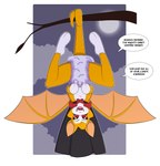 Rating: q
ID: 4146976
Date: 2023-07-02 20:44:26 -0400
Status: active
Score: 60
anthro bat bat_pattern bow_tie branch cape clean_diaper clothed clothing cloud dialogue diaper dust:_an_elysian_tail english_text fangs feet female fidget_(elysian_tail) fur hanging_by_tail hanging_from_branch hi_res laugh looking_at_viewer mammal moon night nimbat open_mouth pattern_diaper pieceofsoap prehensile_tail red_eyes roaring sky solo speech_bubble tail teeth text tongue upside_down vampire_costume wearing_diaper wings yellow_body yellow_fur post #4146976
