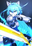 Rating: s
ID: 5573134
Date: 2025-05-15 00:36:03 -0400
Status: active
Score: 23
action_pose anthro armor blue_hair canid canine canis celes_traydor claws clothing female fur gauntlets gloves green_eyes hair handwear hi_res jecbrush mammal melee_weapon pawpads pose solo sword weapon white_body white_fur wolf post #5573134