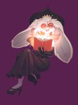 Rating: s
ID: 5330702
Date: 2025-01-25 20:59:38 -0500
Status: active
Score: 13
2025 anthro armwear big_ears black_armwear black_clothing black_dress black_elbow_gloves black_footwear black_gloves black_handwear black_hat black_headwear black_high_heels book buckteeth claws clip_studio_paint_(artwork) clothed clothing digital_media_(artwork) domestic_rabbit dress elbow_gloves eyelashes eyewear female finger_claws floppy_ears footwear fully_clothed fur glasses gloves graphite_(artwork) grey_body grey_fur grey_hair grey_inner_ear hair hair_over_eye handwear hat headgear headwear high_heels holding_book holding_object humanoid_hands lagomorph leporid light lighting looking_at_viewer lop_ears lop_rabbit mammal mixed_media onigiriad open_book open_mouth open_smile oryctolagus purple_background rabbit red_eyewear red_glasses round_glasses shaded shoes simple_background smile solo sparkles teeth traditional_media_(artwork) wearing_glasses post #5330702