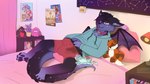 Rating: e
ID: 5418470
Date: 2025-03-07 16:56:01 -0500
Status: active
Score: 64
16:9 absurd_res anthro astra_(astrathecat) bed bedroom blush bodily_fluids clothed clothing collar domestic_cat dragon felid feline felis furniture genital_fluids hi_res hoodie hybrid looking_pleasured lying magemage male mammal mythological_creature mythological_scalie mythology nonbinary_(lore) omorashi on_back partially_clothed peeing peeing_on_self plushie relaxing scalie solo tail thessus_(artist) thessus_(character) tongue tongue_out topwear underwear urine urine_on_self watersports wetting wetting_bottomwear widescreen post #5418470
