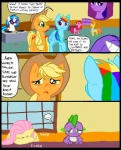 2012 applejack_(mlp) blonde_hair blue_body blue_feathers blue_fur bodily_fluids clothed clothing comic cowboy_hat crying cutie_mark dialogue digital_media_(artwork) dragon earth_pony english_text equid equine eyewear feathered_wings feathers female feral fluttershy_(mlp) freckles friendship_is_magic fur green_eyes grief group hair happy hasbro hat headgear headwear horn horse inside male mammal metal_(artist) mr._cake_(mlp) multicolored_hair my_little_pony mythological_creature mythological_equine mythological_scalie mythology orange_body orange_fur pegasus pink_body pink_fur pink_hair pinkamena_(mlp) pinkie_pie_(mlp) pony purple_body purple_fur purple_hair rainbow_dash_(mlp) rainbow_hair sad scalie smile spike_(mlp) tears teary_eyes text twilight_sparkle_(mlp) two_tone_hair unicorn vinyl_scratch_(mlp) white_body white_fur window wings yellow_body yellow_feathers yellow_fur