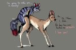 anthro anthro_on_feral anthro_penetrating anthro_penetrating_feral balls bestiality binocular_doe bodily_fluids breed canid canine cum cum_inside deer dialogue duo female feral feral_penetrated fox genital_fluids genitals impregnation impregnation_attempt jeffusherb male male/female mammal marc_(smar7) penetration plap sex talking_feral vaginal vaginal_penetration