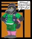 Rating: e
ID: 4608488
Date: 2024-02-18 20:13:53 -0500
Status: active
Score: 3
accessory allcaps alpha_channel anthro armband badge beak big_bulge black_body black_feathers blue_background bottomwear boxer_briefs brucebadger bulge clothing condom detailed_background english_text feathers fist footwear gavin_tremolo green_bottomwear green_clothing green_eyes green_shorts grey_beak grey_clothing grey_footwear grey_socks headband hi_res lake_superior_college leg_warmers legwear lgbt_pride lgbt_rainbow male minnesota multicolored_accessory musical_note musical_symbol orange_background pin_accessory pin_button pink_armband pink_headband pink_leg_warmers playstation pride_color_accessory pride_colors pride_pin rainbow_pride_colors sexual_barrier_device shorts simple_background six-stripe_rainbow_pride_colors smile socks solo sony_corporation sony_interactive_entertainment speech_bubble symbol text underwear yellow_sclera post #4608488