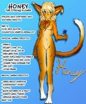 5:6 absurd_res anthro basitin blonde_hair brown_body brown_fur english_text farfener female flower fur hair hi_res holding_flower holding_object mammal nude paws plant short smile solo standing text the-farfener the_auroran_archives the_farfener twokinds