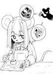 absurd_res bringeall dessert duo female food gambling hi_res humanoid mammal monochrome murid murine rat rodent