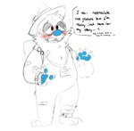 Rating: s
ID: 4533762
Date: 2024-01-13 21:33:11 -0500
Status: active
Score: -1
2022 accessory ambiguous_gender anthro backpack band-aid band-aid_on_arm band-aid_on_leg bandage bandaged_leg blue_nose blue_pawpads blush bodily_fluids bugsnax clothing digital_media_(artwork) english_text fedora grumpus hair half-closed_eyes hat headgear headwear hi_res name_tag narrowed_eyes pawpads pin_accessory pin_button procreate_(artwork) shaibey simple_background sketch solo speech_bubble standing sweat teeth text the_journalist_(bugsnax) three-quarter_view tongue white_background young_horses post #4533762