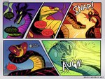 cobra colored_fire disney disney's_aladdin dragon english_text female feral fire forked_tongue green_eyes green_fire hi_res jafar_(disney) male maleficent mythological_creature mythological_scalie mythology reptile scalie sleeping_beauty_(1959) snake sound_effects spicynoodleart text tongue tongue_out