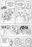 2017 angry anthro arctic_fox avian bathing bird breasts canid canine canis chicken comic convenient_censorship cookie_(furryfight_chronicles) daigaijin dialogue domestic_dog english_text eyewear female fenny_(furryfight_chronicles) fox furryfight_chronicles galliform gallus_(genus) happy heart_symbol hi_res kangaroo lagomorph leporid macropod male mammal marsupial monochrome muko nude phasianid rabbit rodent roora sciurid showering speech_bubble sunglasses text tree_squirrel true_fox wolf