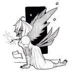 Rating: q
ID: 3975962
Date: 2023-04-06 16:39:38 -0400
Status: active
Score: 12
4_fingers 4_toes all_fours anthro aroused aroused_face aura avian avian_feet barefoot beak big_breasts bird black_body black_claws black_feathers blush breasts claws clothed clothing corvid corvus_(genus) cross cross_necklace dress enjoying eyelashes eyes_closed feathered_wings feathers feet female finger_claws fingers fire forced forced_transformation grey_body grey_feathers hair ivanks jewelry leggings legwear long_hair looking_pleasured lust_transformation mid_transformation moan monochrome necklace non-mammal_breasts open_mouth oscine passerine raven side_view simple_background solo species_transformation tail tail_feathers talon_hands talons toes tongue torn_clothing transformation transformation_through_magic white_background wings post #3975962