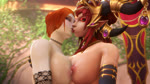 16:9 3d_(artwork) alexstrasza alternate_form animal_humanoid animated assumi blizzard_entertainment bodily_fluids breasts choker digital_media_(artwork) dragon dragon_humanoid duo eye_contact female female/female freckles french_kissing hair hi_res high_framerate hug human humanoid humanoid_pointy_ears jewelry kissing licking licking_lips lipstick looking_at_another looking_at_viewer makeup mammal moan mythological_creature mythological_scalie mythology necklace nipples nipples_touching noname55 not_furry one_eye_closed red_eyes red_hair red_lipstick saliva saliva_string scalie short_playtime sound source_filmmaker_(artwork) tongue tongue_out touching_breasts visage_form warcraft webm white_body white_skin widescreen wink