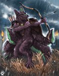 Rating: s
ID: 3683847
Date: 2022-11-11 00:28:06 -0500
Status: active
Score: 8
2022 4_toes 5_fingers arrow_(weapon) black_nose bow_(weapon) canid canine day detailed_background digital_media_(artwork) digital_painting_(artwork) feet fingers flashw grass green_eyes heterochromia mammal multi_tail outside painting_(artwork) plant quiver_(object) raining ranged_weapon solo tail teeth toes weapon post #3683847