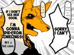 4:3 angry anthro black_sclera canid canine canis comic dialogue english_text fur hard_translated kemono male mammal solo text third-party_edit translated translation_edit vein wolf worried yakantuzura zinovy