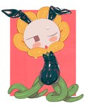 bunny_costume clothing costume elemental_creature flora_fauna flower flower_creature flowey_the_flower hi_res male plant playboy_bunny retsuzyohana solo undertale undertale_(series)