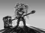 Rating: q
ID: 4783294
Date: 2024-05-14 17:59:39 -0400
Status: active
Score: 15
armor artist_name big_hammer blood blood_on_armor blood_on_body blood_on_face blood_on_weapon bloodied bodily_fluids boots clothing combat_stress dark fangs female footwear hair hammer hi_res holding_hammer holding_object holding_tool humanoid humanoid_pointy_ears kleyvey league_of_legends maul monochrome moral_dilemma pigtails pointy_ears poppy_(lol) pupils riot_games shaded shoes shoulder_pads simple_background slit_pupils solo standing stressed teeth tencent text thousand_yard_stare tools weapon wide_eyed yordle post #4783294