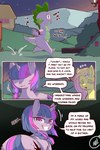 2023 2:3 accessory anthro bangs cold-blooded-twilight comic cutie_mark dialogue dragon ears_up english_text equid equine eyes_closed featureless_chest female feral flower flower_in_hair fluttershy_(mlp) friendship_is_magic group hair hair_accessory hasbro hi_res horn humming looking_back male mammal musical_note musical_symbol my_little_pony mythological_creature mythological_equine mythological_scalie mythology outside pegasus plant ponytail scalie shrub smile spike_(mlp) symbol tail text trio twilight_sparkle_(mlp) unicorn wings