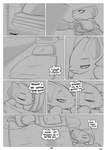 2017 ?_face anon anthro black_and_white comic dialogue english_text female generation_1_pokemon hi_res horn human male mammal monochrome nidoqueen nintendo pokemon pokemon_(species) queenie_(shoutingisfun) shoutingisfun text