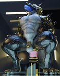 Rating: e
ID: 5637054
Date: 2025-06-12 05:58:00 -0400
Status: active
Score: 45
3d_(artwork) abs absurd_res anthro arzolath arzolath_(artist) balls bdsm black_sclera bodily_fluids chastity_cage chastity_device crouching digital_media_(artwork) dildo dildo_sitting disembodied_penis dragon flaccid front_view genitals hands_behind_back hi_res male mythological_creature mythological_scalie mythology nude open_mouth oral oral_penetration penetration penis quads scalie sex_toy shaking signature solo sweat unsupported_chastity_cage yellow_eyes post #5637054