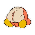 1:1 anonymous_artist anus face_pussy female genitals humanoid_genitalia humanoid_pussy kirby_(series) meme nintendo not_furry orange_body pubes pussy pussy_creature shitpost simple_background sitting solo unusual_anatomy unusual_genitalia_placement unusual_pussy_placement waddle_dee waddling_head what white_background why