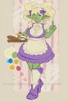 Rating: s
ID: 1908668
Date: 2019-06-20 14:38:34 -0400
Status: active
Score: 5
2018 4_fingers abstract_background alternative_fashion apron biped blonde_hair blue_eyes bread classic_lolita claws clothed clothing cupcake digital_media_(artwork) dress ear_piercing eyebrows female fingers food footwear front_view full-length_portrait fully_clothed goblin green_body green_eyebrows green_skin hair hi_res holding_object humanoid j-fashion legwear lolita_(fashion) looking_at_viewer not_furry piercing portrait potionmastercernun purple_clothing purple_dress shoes socks solo standing watermark white_clothing white_footwear white_legwear white_socks post #1908668
