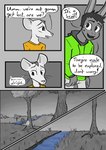 2023 absurd_res anthro beauchamp_(halcyon) clothed clothing comic dialogue digital_media_(artwork) english_text fur greyscale hair halcyon_(series) herba_(halcyon) hi_res lagomorph leporid lost_andsafe male mammal monochrome mouse murid murine open_mouth rabbit rodent simple_background smile speech_bubble text