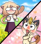 Rating: s
ID: 4465178
Date: 2023-12-10 23:25:12 -0500
Status: active
Score: 176
2023 3_fingers :< abstract_background ambiguous_gender animal_humanoid big_eyes black_clothing black_ears black_feet black_footwear black_legs blonde_hair blue_sky blush blush_lines bodily_fluids bottomwear breath brown_tail brown_tail_tip cat_humanoid cat_smile cherry_blossom cherry_blossom_tree cherry_tree chromatic_aberration clothing cloud coin curled_tail cute_fangs day detailed_background digital_drawing_(artwork) digital_media_(artwork) dipstick_tail domestic_cat drooling duo embarrassed fangs feet felid felid_humanoid feline feline_humanoid felis female female/ambiguous feral fingers flower footwear fruit_tree fur generation_1_pokemon glistening glistening_eyes gold_(metal) grass hair hands_together heart_background heart_eyes heart_pupils heart_symbol heavy_blush hi_res highlights_(coloring) humanoid inner_ear_fluff interlocked_fingers koban_(coin) light_body light_skin long_skirt love mammal mammal_humanoid markings meowth nature nature_background neco-arc neco_spirit nintendo open_mouth open_smile pink_background plant pokemon pokemon_(species) powpink09 prunus_(flower) pupils raised_arm raised_arms raised_hand red_eyes red_inner_ear red_inner_ear_fluff red_pupils saliva shaded signature simple_background skirt sky skyscape smile sparkles sweat sweatdrop sweater tail tail_markings tan_body tan_fur teeth tongue tongue_heart topwear tree tsukihime tuft turtleneck type-moon whiskers wide_eyed yellow_tail post #4465178