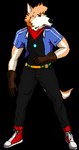 Rating: s
ID: 4327972
Date: 2023-10-02 14:56:45 -0400
Status: active
Score: 10
animated anthro belt black_bottomwear black_clothing black_pants black_shirt black_topwear bottomwear canid canine canis clothing core cropped_jacket depictionexpress digital_media_(artwork) footwear fur gloves handwear high_top_shoes kerchief low_res male mammal multicolored_body multicolored_fur neckerchief neckwear nucleo_(depictionexpress) pants pixel_(artwork) pixel_animation pixelated red_clothing red_footwear red_shoes shirt shoes short_playtime solo tail tail_motion topwear wolf post #4327972