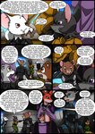 2018 absurd_res amethyst_(kitfox-crimson) anthro armor black_body black_fur blue_eyes bray_(kitfox-crimson) brown_body brown_fur cloak clothing colored comic dasyurid dasyuromorph day dialogue dialogue_box english_text female fur glowing glowing_eyes grey_body grey_fur group hi_res in_our_shadow kangaroo kitfox-crimson lady_brushfire_(kitfox-crimson) macropod male mammal marsupial murid murine mustelid musteline pipa_(kitfox-crimson) purple_cloak purple_clothing quartz_(kitfox-crimson) quoll rat red_body red_fur red_kangaroo rhodochrosite_(kitfox-crimson) rodent speech_bubble storm_(kitfox-crimson) text true_musteline wallaby weasel