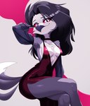 Rating: s
ID: 5647418
Date: 2025-06-16 22:36:49 -0400
Status: active
Score: 55
absurd_res anthro avian avian_demon beak bird bird_demon black_hair breasts choker clothed clothed_female clothing crossed_legs deep_cleavage dress eyeshadow fan_character feathers female glistening_thighs hair hand_behind_head helluva_boss hi_res jesterwing jewelry looking_at_viewer makeup medium_breasts necklace non-mammal_breasts purple_eyeshadow red_clothing red_dress red_eyes sitting solo tail tail_feathers thick_thighs post #5647418