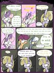 2015 abstract_background apple_bloom_(mlp) bandage black_border blonde_mane border colored comic cutie_mark_crusaders_(mlp) dialogue digital_media_(artwork) ears_back english_text equid equine female feral friendship_is_magic fur green_eyes grey_body grey_fur grey_mane group hasbro hi_res horn horse jewelry lenses long_ears looking_at_another looking_up mammal mane multicolored_mane my_little_pony mythological_creature mythological_equine mythology open_mouth orange_body orange_fur pegasus pendant pink_mane pivoted_ears pony purple_eyes purple_mane scootaloo_(mlp) signature silver_spoon_(mlp) slitherpon speech_bubble sweetie_belle_(mlp) symbol text toony two_tone_mane two_tone_tail unicorn white_body white_fur white_mane wings yellow_eyes