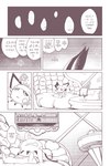 2016 ambiguous_gender black_text book bookshelf chair cheek_spots comic detailed_background dialogue digital_media_(artwork) ellipsis english_text exclamation_point female_(lore) first_page furniture generation_2_pokemon half-closed_eyes inside lying monochrome motion_lines muro_(aots) narrowed_eyes nintendo on_back pichu pokemon pokemon_(species) pokemon_mystery_dungeon question_mark questioning_ellipsis solo speech_bubble spike_chunsoft table talking_to_self text tired towel towel_on_head turning_around umikit water