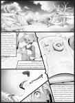 anthro canid canine canis celia_(s2-freak) clothing comic english_text female greyscale hi_res macro male mammal monochrome s2-freak schwarzpelz text wolf