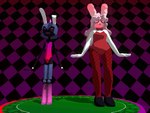 Rating: s
ID: 5536734
Date: 2025-04-28 18:51:20 -0400
Status: active
Score: 12
3d_(artwork) 3d_animation 4:3 animated anthro armor biped black_body blush blushing_profusely buckteeth bunny_costume butt casino_table clothing costume dancing digital_media_(artwork) domestic_cat duo ear_blush embarrassed eyes_closed felid feline felis female fishnet_clothing fishnet_leggings fishnet_legwear headgear helmet lagomorph leggings legwear leotard leporid magpie_(pinkmoth) mammal pattern_background pear-shaped_figure phib_(fr0gv0re) pickelhaube pinkmoth playboy_bunny rabbit shaking short_playtime simple_background slightly_chubby slim slim_female small_butt small_hips small_waist spiral_eyes teeth thin_arms thin_calves thin_legs thin_thighs white_body wide_hips x3 post #5536734