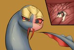 absurd_res after_vore digital_media_(artwork) female female_pred generation_3_pokemon hi_res human incest_(lore) larger_female macro male male_prey mammal micro nintendo oral_vore poisonsneksoffie pokemon pokemon_(species) seviper size_difference smaller_male vore