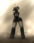 Rating: q
ID: 477949
Date: 2014-05-05 11:27:18 -0400
Status: active
Score: 4
armor breasts desert desolate dust faceless female hands_behind_back head_cannon hi_res living_machine living_tank living_vehicle machine nipples nude outside petresko pose ranged_weapon robot solo tank_(vehicle) turret vehicle weapon post #477949