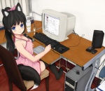 Rating: s
ID: 242330
Date: 2012-08-28 10:41:00 -0400
Status: active
Score: 32
accessory animal_humanoid bare_shoulders black_hair blue_eyes blush bow_(feature) bow_accessory bow_ribbon bra_strap breasts canid canid_humanoid canine canine_humanoid canis chair cleavage clothed clothing computer computer_keyboard computer_monitor computer_mouse computer_tower creating_art detailed_background digital_drawing_(artwork) digital_media_(artwork) domestic_dog drawing drawing_(action) drawing_(object) drawing_in_a_drawing drawing_program drawing_tablet dress electronics female fox fox_humanoid furniture hair hair_accessory hair_bow hair_ribbon hi_res human_and_animal_ears humanoid legwear long_hair looking_at_viewer looking_back mammal mammal_humanoid monitor mousepad multi_ear paint_tool_sai_(artwork) paint_tool_sai_(copyright) ponytail recursion ribbons sitting solo tablet tablet_pen tail tenyoshi_(briansept) thigh_highs wacom wolf post #242330