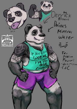 Rating: s
ID: 4767213
Date: 2024-05-06 20:53:45 -0400
Status: active
Score: 5
anthro arm_tattoo athletic_wear bear blep blush bottomwear clothing digital_drawing_(artwork) digital_media_(artwork) english_text expression_sheet expressions flexing flexing_bicep flexing_muscles forearm_muscles giant_panda gym_bottomwear gym_shorts male malle_yeno mammal musclegut muscular muscular_male piercing shirt shorts tank_top tattoo text tongue tongue_out tongue_piercing topwear tribal tribal_tattoo post #4767213