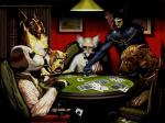 4:3 ace_of_spades anthro beard building canid canine canis card chair container cup dogs_playing_poker domestic_dog dr._fluke_hawkins_(character) drinking_glass eyewear facial_hair feral four_of_clubs furniture glass glass_container glass_cup group human inspired_by_formal_art king_of_spades kurt_hectic lamp machine mammal max_mdk_(character) mdk monocle multi_arm multi_limb mustache official_art on_chair painting pipe poker robot seven_of_spades sitting sitting_on_chair six_of_clubs smoking standard_playing_card standing table three_of_clubs three_of_diamonds two_of_clubs two_of_spades unknown_artist