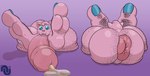 anal_hair anus balls better_version_at_source big_anus big_balls big_butt big_feet big_penis bodily_fluids body_hair butt butt_hair colored_nails colored_toenails feet front_and_back game_freak generation_1_pokemon genital_fluids genitals hairy_balls hairy_feet huge_anus huge_balls huge_butt huge_feet huge_penis humanoid_genitalia humanoid_penis hyper hyper_anus hyper_balls hyper_butt hyper_feet hyper_genitalia hyper_penis jigglypuff leaking_precum nails nenanauso nintendo penis pokemon pokemon_(species) precum pubes toenails toes