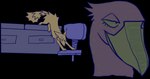 Rating: s
ID: 5496825
Date: 2025-04-11 11:41:06 -0400
Status: active
Score: 1
alpha_channel ambiguous_gender avian bird canid canine canis chair duo feathers feral fur furniture guncht jackal mammal maverick_(guncht) pelecaniform purple_body purple_feathers rue_(guncht) shoebill simple_background transparent_background yellow_body yellow_fur post #5496825