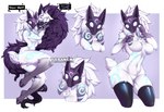 2024 5_fingers anthro black_body black_clothing black_fur black_latex black_legwear black_thigh_highs blue_markings bovid breasts canid canine canis caprine clothing conditional_dnp duo featureless_breasts featureless_crotch female fingers fur hooves kindred_(lol) lamb_(lol) latex latex_clothing latex_legwear latex_thigh_highs league_of_legends legwear male male/female mammal markings mask medium_breasts multicolored_body multicolored_fur riot_games sheep simple_background sketch_page tail tencent teranen thigh_highs thigh_highs_only wearing_mask white_body white_fur wolf wolf_(lol)