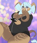 Rating: q
ID: 5369917
Date: 2025-02-13 07:27:58 -0500
Status: active
Score: 27
2022 abstract_background anthro black_clothing black_panties black_underwear blue_eyes blue_hair brown_body clothed clothing controller dated elephant elephantid facial_markings female grey_clothing grey_jacket grey_topwear hair head_markings holding_controller holding_object jacket leg_markings looking_at_viewer mammal markings multicolored_eyes open_clothing open_jacket open_topwear overweight overweight_anthro overweight_female panties proboscidean purple_eyes sitting solo tiggybloom topwear two_tone_eyes underwear post #5369917