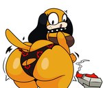Rating: q
ID: 4874805
Date: 2024-06-24 04:57:21 -0400
Status: active
Score: 48
2024 anthro bent_over big_breasts big_butt black_collar breasts brown_clothing brown_topwear butt canid canine canis clothing collar controller digital_drawing_(artwork) digital_media_(artwork) domestic_dog duck_hunt duck_hunt_dog female floppy_ears game_controller huntress_(lewdewott) jutsapostion looking_back mammal nes_zapper nintendo nintendo_controller nintendo_entertainment_system open_mouth panties raised_tail simple_background spiked_collar spikes standing tail thick_thighs topwear torn_clothing torn_panties torn_underwear toy toy_gun underwear white_background post #4874805
