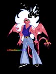 Rating: s
ID: 5549818
Date: 2025-05-05 00:37:56 -0400
Status: active
Score: 1
3:4 absurd_res alpha_channel anthro back_wings bottomwear claws clothing demon denim denim_bottomwear denim_clothing eyewear facial_markings fan_character flared_legwear glasses hair head_markings helluva_boss hi_res horn imp jeans male markings notched_wings pants pink_body raised_tail scar sgtpaprikaz shirt solo succubus tail tail_markings tank_top topwear trans_(lore) trans_man_(lore) wallet_chain wearing_glasses wings post #5549818
