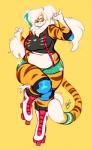 Rating: s
ID: 1447684
Date: 2018-02-05 01:56:45 -0500
Status: active
Score: 33
2017 5_fingers anthro big_breasts breasts buxbi buxbi_(character) clothed clothing countershading crossed_legs curvy_figure elbow_pads felid female fingers forearms fur hair knee_pads knee_up looking_at_viewer mammal midriff orange_body orange_fur pantherine pigtails pose quad_skates raised_arm raised_forearm roller_skates signature simple_background slightly_chubby solo standing striped_body striped_fur stripes suspenders text thick_thighs tiger url voluptuous watermark wide_hips post #1447684