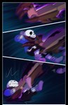 absolutedream absurd_res animated_skeleton black_border bone border claws clothed clothing comic footwear glowing hi_res humanoid male sans_(undertale) skeleton socks undead undertale undertale_(series)