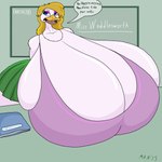 Rating: q
ID: 5520929
Date: 2025-04-21 17:23:14 -0400
Status: active
Score: 15
1:1 absurd_res anatid annoyed_pred anseriform anthro avian beak big_breasts bird blonde_hair bottomwear breasts chalk chalkboard clothing dialogue duck english_text eye_makeup eye_roll eyelashes female folder_arms hair hi_res huge_breasts hyper hyper_breasts jewelry m4n makeup miss_waddlesworth_(m4n) necklace school skirt solo teacher text post #5520929