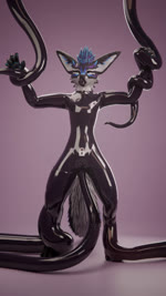 3d_(artwork) 3d_animation 9:16 all_the_way_through anal anal_penetration anal_threading animated anthro black_body black_fur black_tentacles blue_body blue_fur clothing digital_media_(artwork) fur hi_res jragon latex latex_clothing latex_skinsuit male no_sound null_bulge penetration purple_body purple_fur restrained restrained_by_tentacles rexouium short_playtime skinsuit solo tentacle_penetration tentacles threaded_by_tentacle tight_clothing webm white_body white_fur