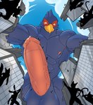 Rating: e
ID: 5597444
Date: 2025-05-25 13:26:31 -0400
Status: active
Score: 12
anthro avian balls big_balls big_penis bird blue_body blue_feathers bodily_fluids bulge city clothing cloud destruction falco_lombardi feathers fish_eye_view genital_fluids genitals green_eyes happyending hi_res humanoid_genitalia humanoid_penis looming low-angle_view macro male muscular muscular_male nintendo nipples non-mammal_balls non-mammal_nipples penis precum silhouette speedo star_fox swimwear post #5597444
