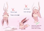 Rating: s
ID: 3993047
Date: 2023-04-15 02:45:04 -0400
Status: active
Score: 348
ambiguous_gender animated brown_body check_mark dangling_legs eevee eyes_closed female_(lore) feral flailing fur generation_1_pokemon green_check_mark green_tick_mark happy head_grab held_by_tail holding_character humanoid_hands markings nintendo noarustar open_mouth pinch pokemon pokemon_(species) scared short_playtime struggle_(sound_effect) struggling text this_is_rude tick_mark upside_down walk_cycle walking white_body white_fur white_markings post #3993047